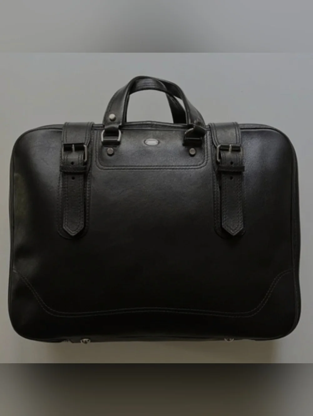 BALENCIAGA Black Beauty Travel Bag leather suitcase carry on luggage Overnight - Picture 2 of 14